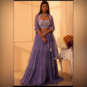 Glittire by Sakshi Verma
Purple Embroidered Lehenga great for Indian weddings!